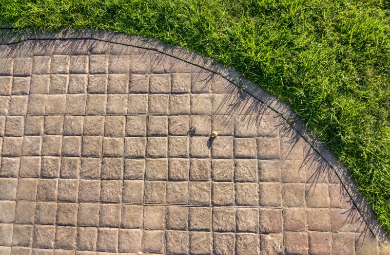 Stamped Concrete Patio Installation