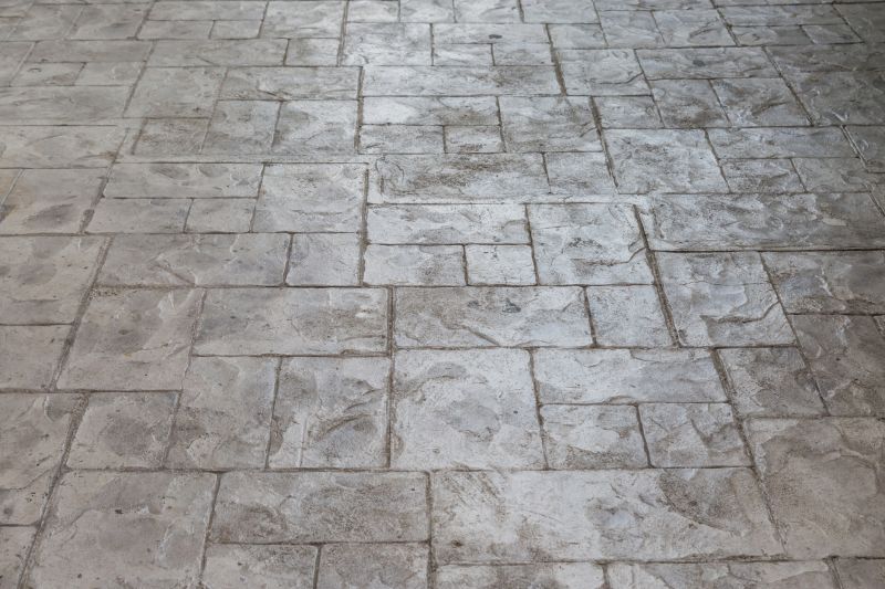Color-Stamped Concrete Patio