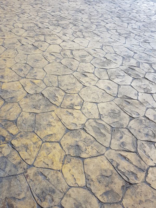 Elegant Stamped Concrete Driveway